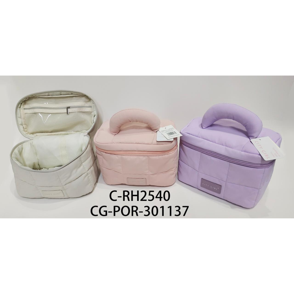 [PG-C-RH2540] PORTA COSMETICOS CON MANIJA CITY GIRL
