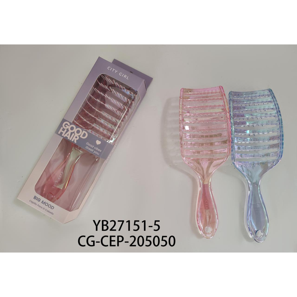 [PG-YB27151-5] CEPILLO DE PELO CUADRADO CITY GIRL