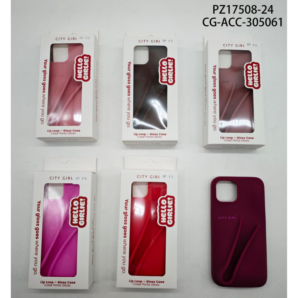 [PG-PZ17508-24] FUNDA PARA CELULAR PORTA GLOSS CITY GIRL