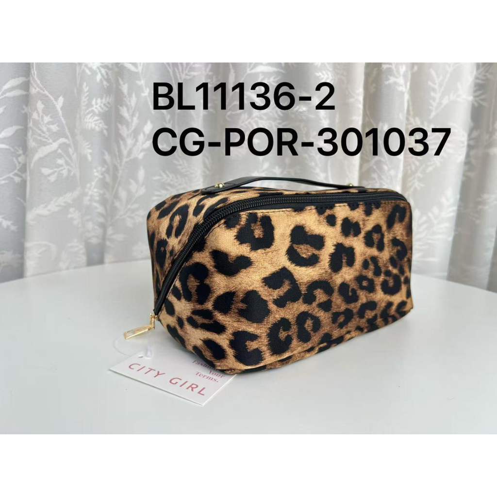 [PG-BL11136-2] PORTA COSMETICOS ANIMAL PRINT CITY GIRL