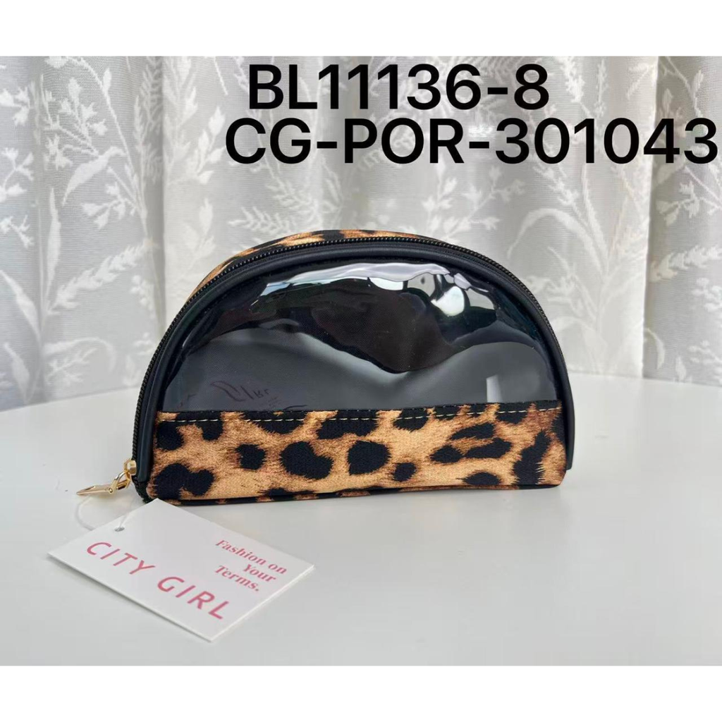 [PG-BL11136-8] PORTA COSMETICOS ANIMAL PRINT CITY GIRL
