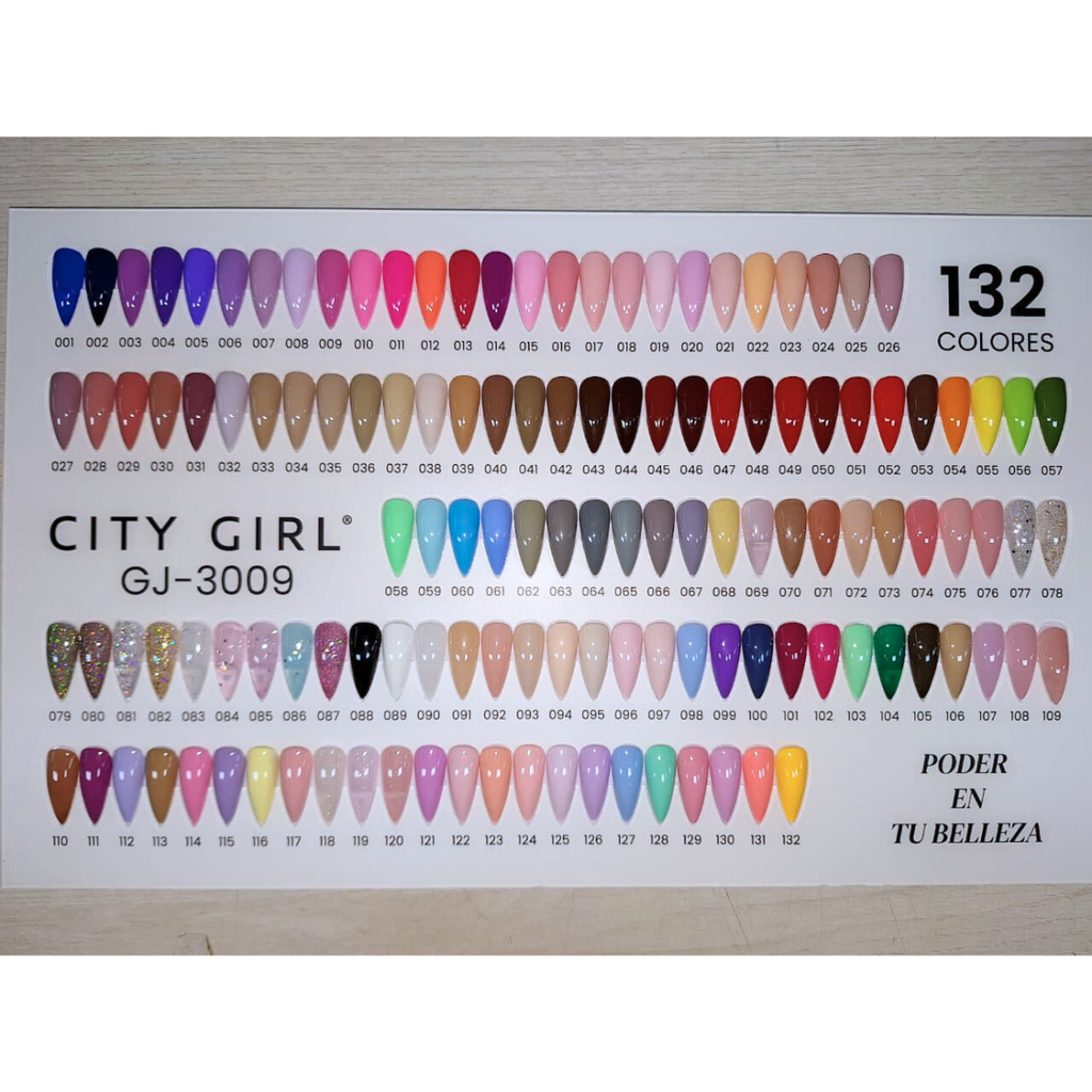 [PG-GJ-3009] ESMALTE UV/LED 3 FREE CITY GIRL (01 al 132) – 7ML