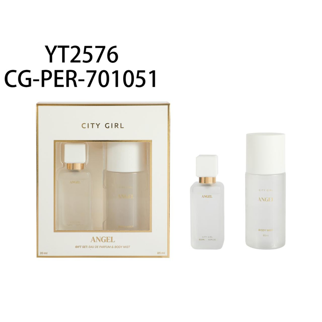 KIT DE PERFUME + BODY MIST ANGEL CITY GIRL – 2PCS