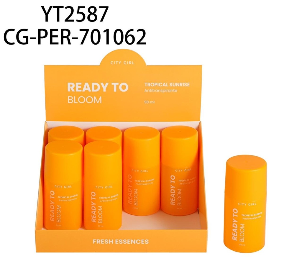DESODORANTE ANTITRANSPIRANTE EN ROLL-ON TROPICAL SUNRISE CITY GIRL – 90ML