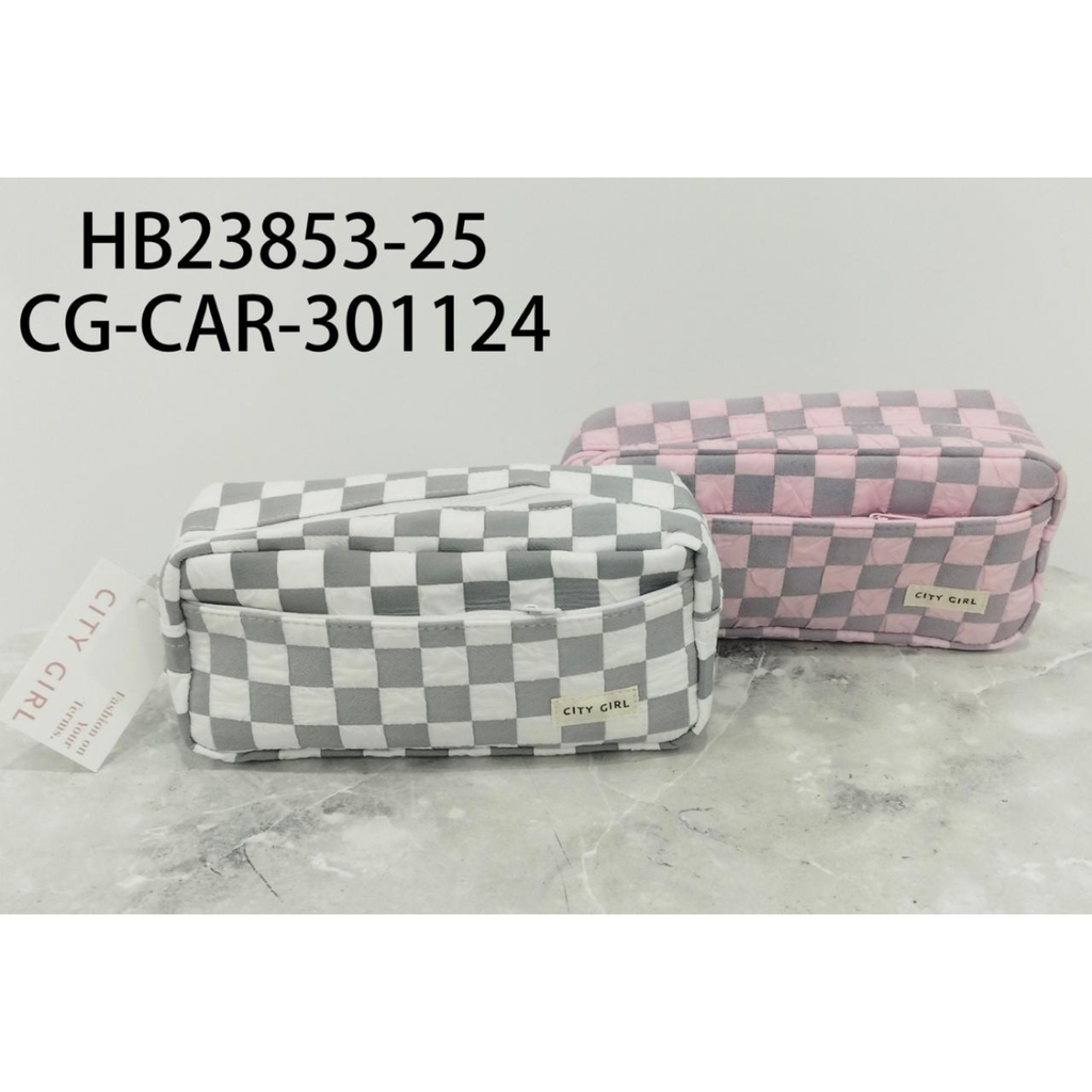 [PG-HB23853-25] CARTUCHERA A CUADROS CITY GIRL