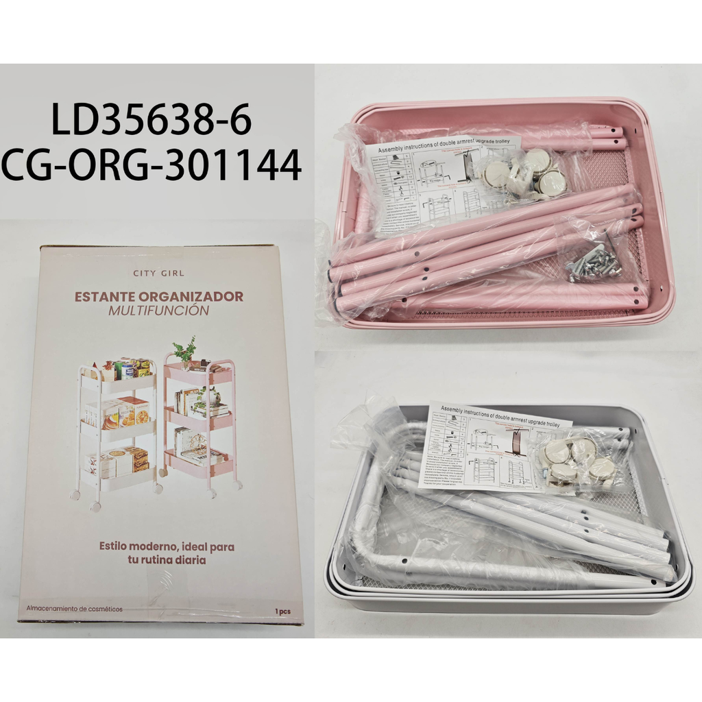 [PG-LD35638-6] ESTANTE ORGANIZADOR MULTIFUNCION CITY GIRL