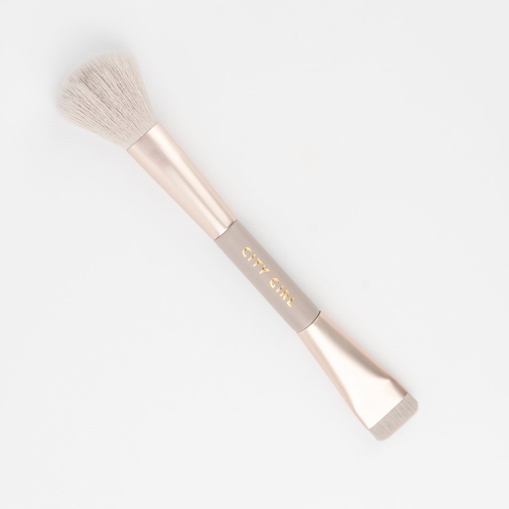 [PG-JH26503-16] BROCHA DUO PARA BASE Y POLVO CITY GIRL