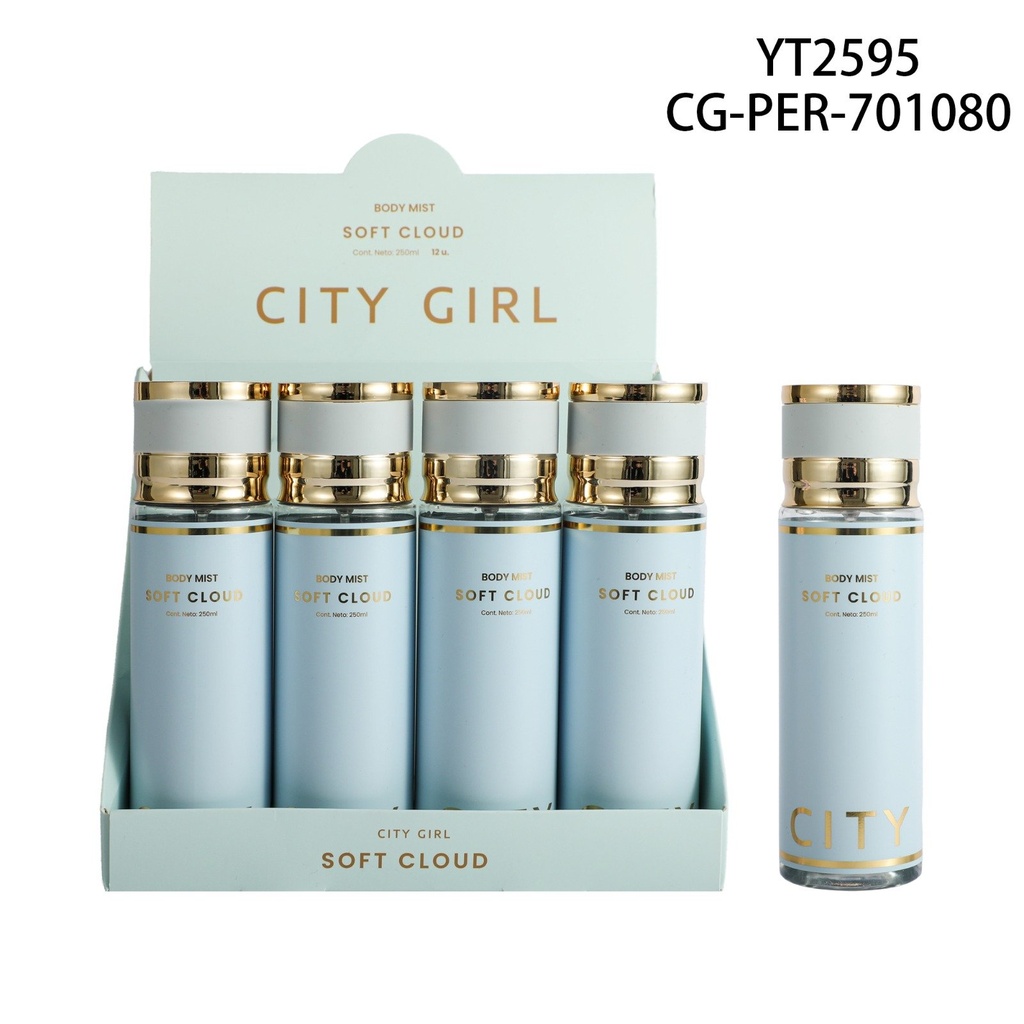 [PG-YT2595] BODY SPLASH SOFT CLOUD CITY GIRL – 250ML