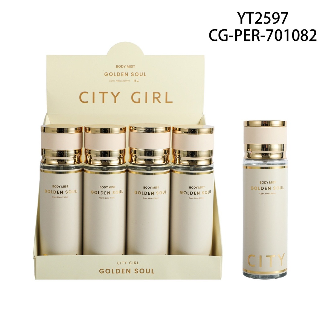 BODY SPLASH GOLDEN SOUL CITY GIRL – 250ML