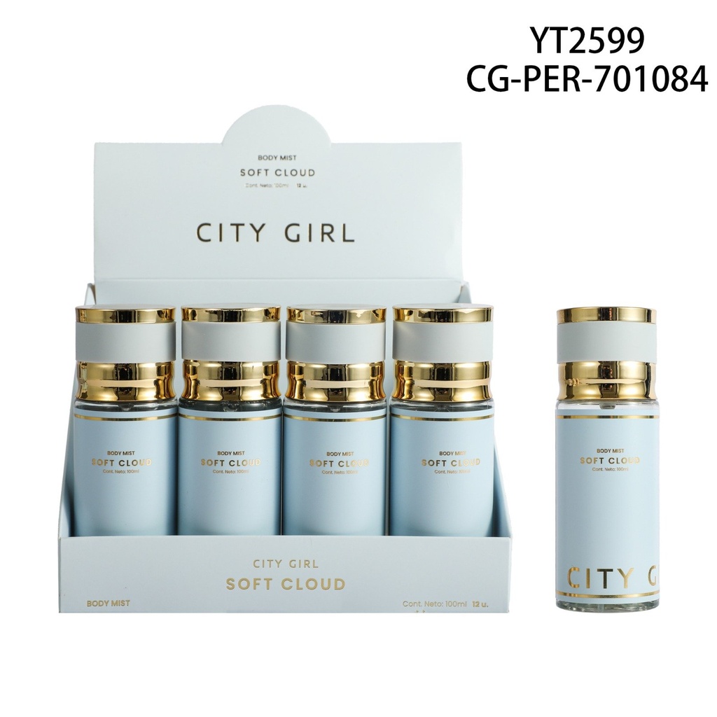 [PG-YT2599] BODY SPLASH SOFT CLOUD CITY GIRL – 100ML