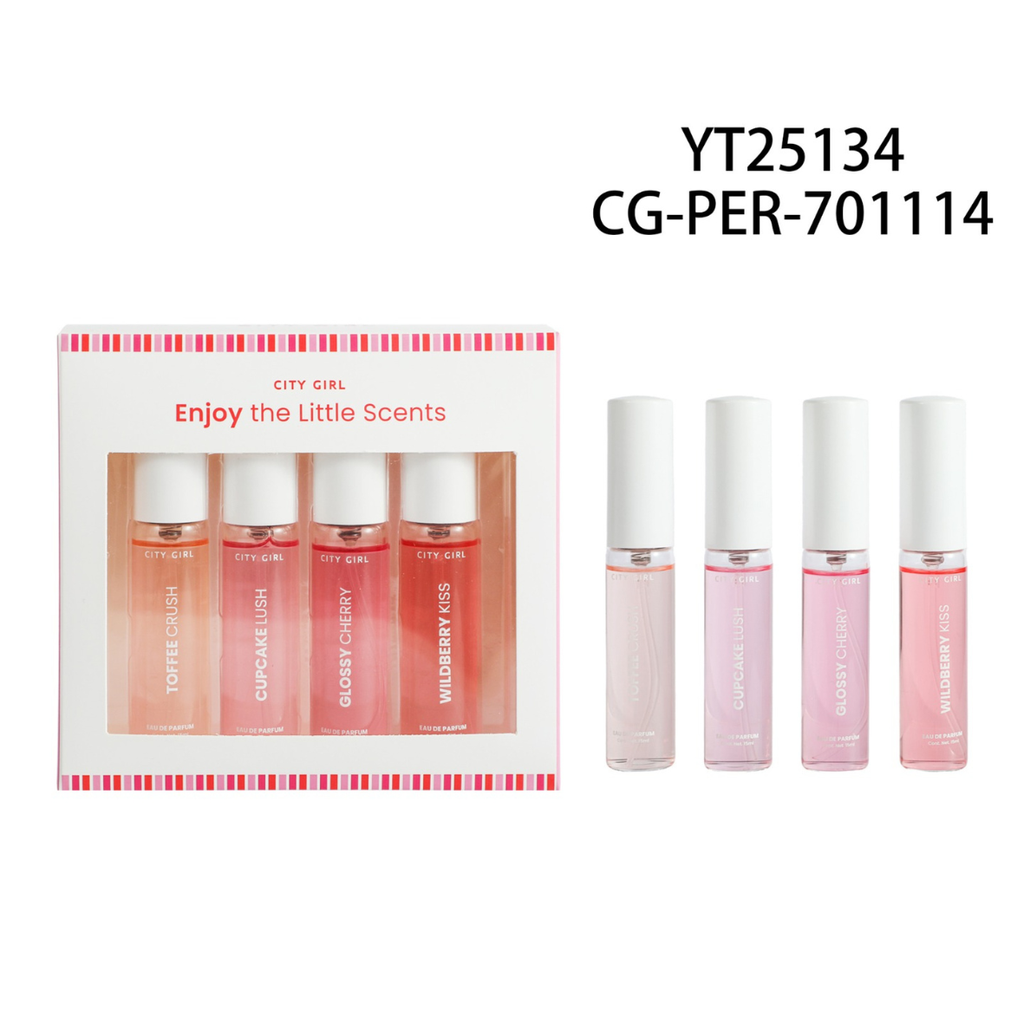 [PG-YT25134] KIT DE PERFUMES ENJOY THE LITTLE SCENTS CITY GIRL – 4PCS /15ML