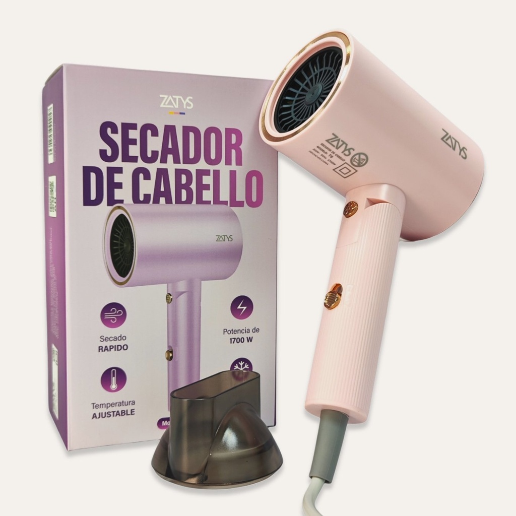 [PG-T8-ZT] SECADOR DE CABELLO PLEGABLE – ZATYS
