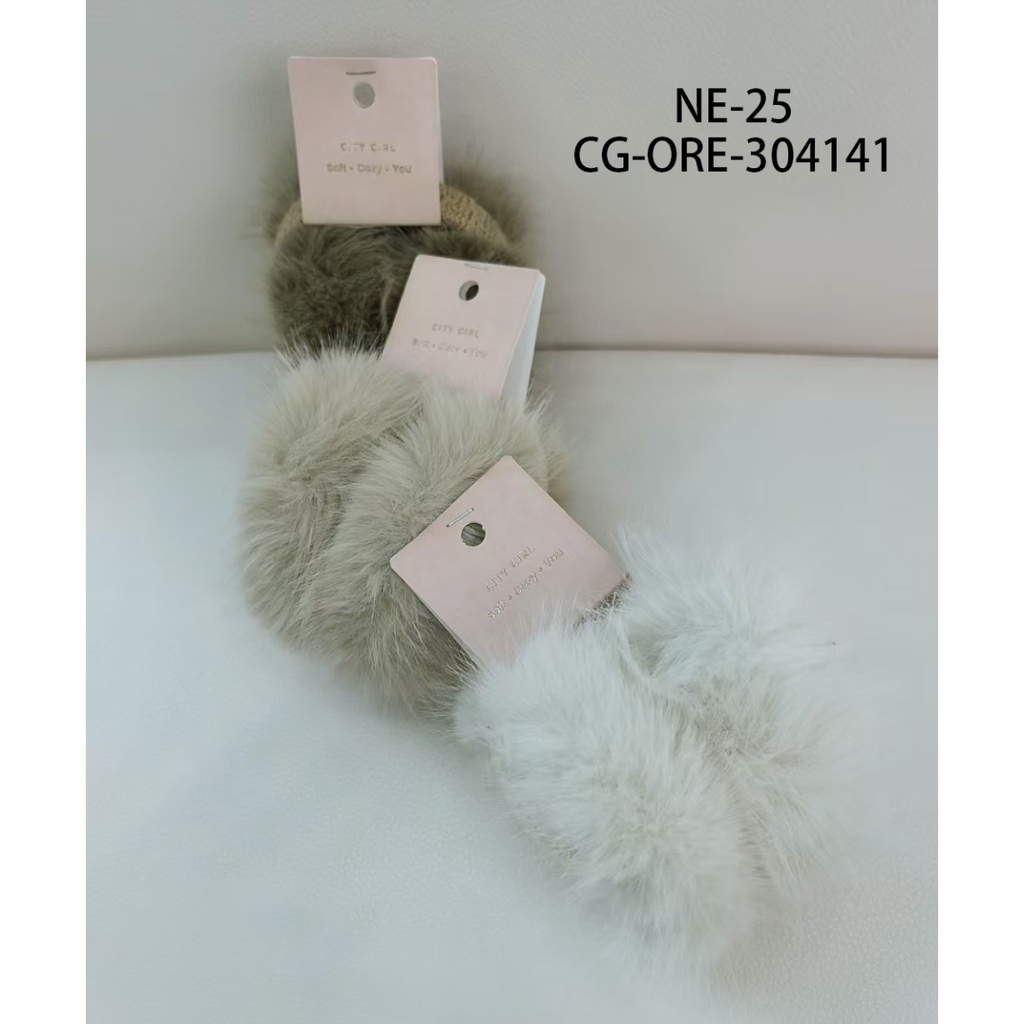 [PG-NE-25] OREJERAS FELPUDAS CITY GIRL