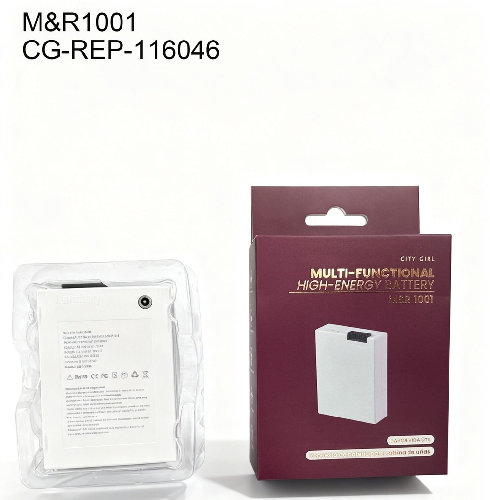 [PG-M&R1001] REPUESTO DE BATERIA PARA CABINA CITY GIRL