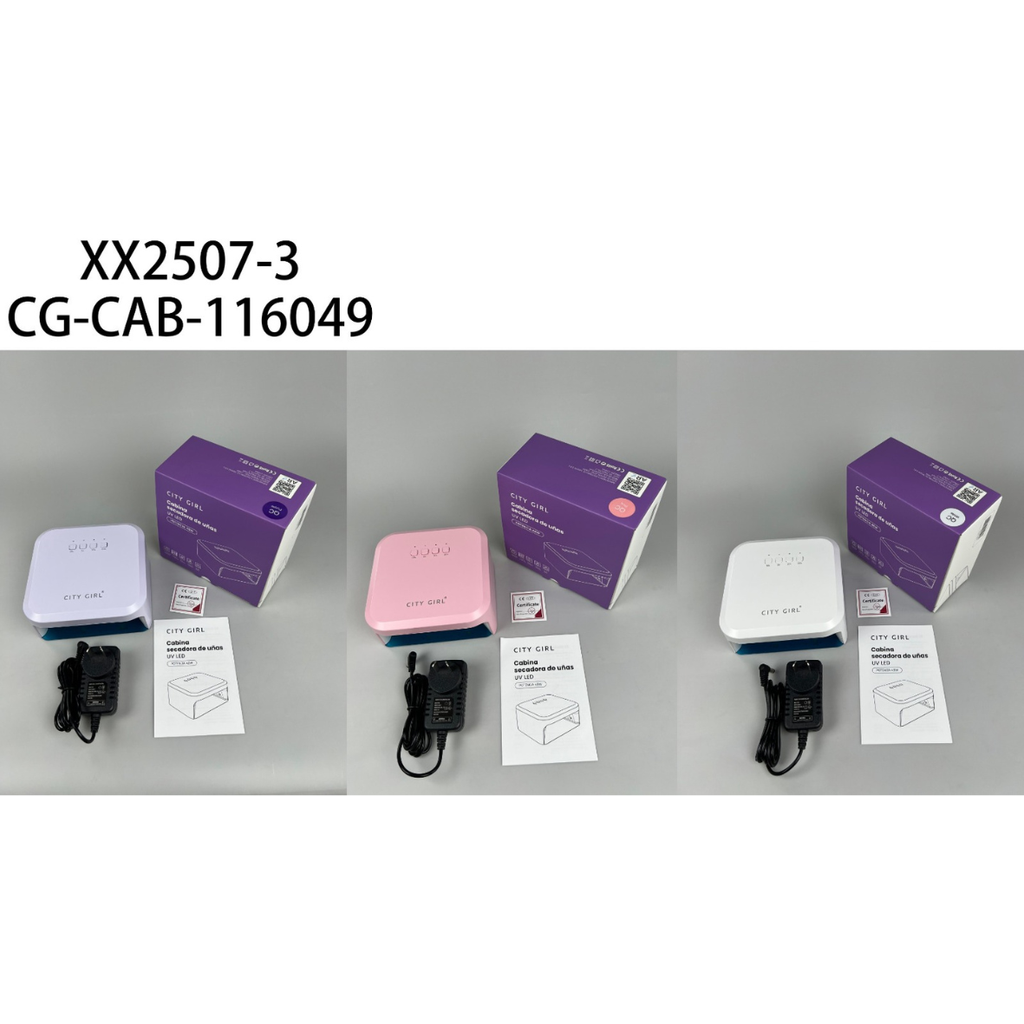 [PG-XX2507-3] CABINA UV/LED CITY GIRL 48W