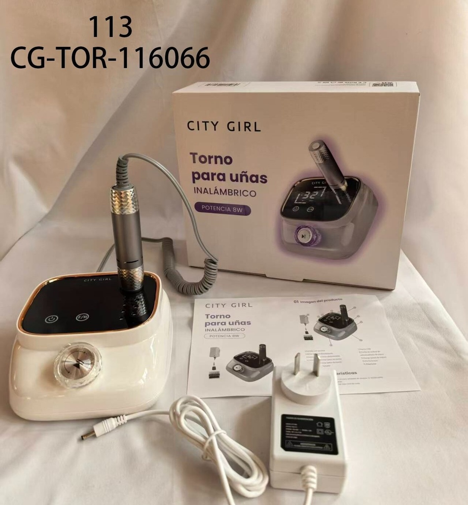 [PG-113] TORNO PARA UÑAS CITY GIRL 8W