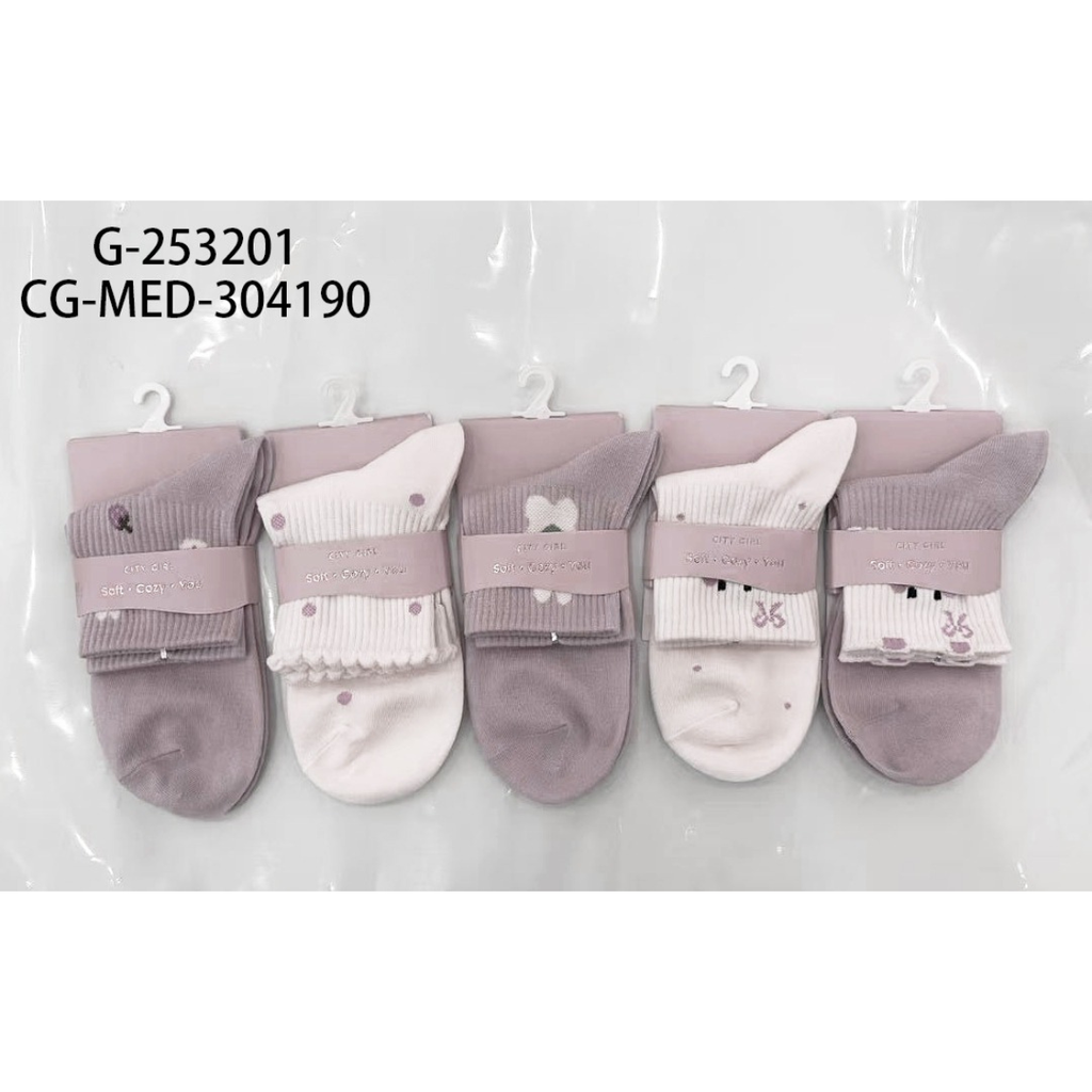 [PG-G-253201] MEDIAS 3/4 LINEA VIOLETA CITY GIRL