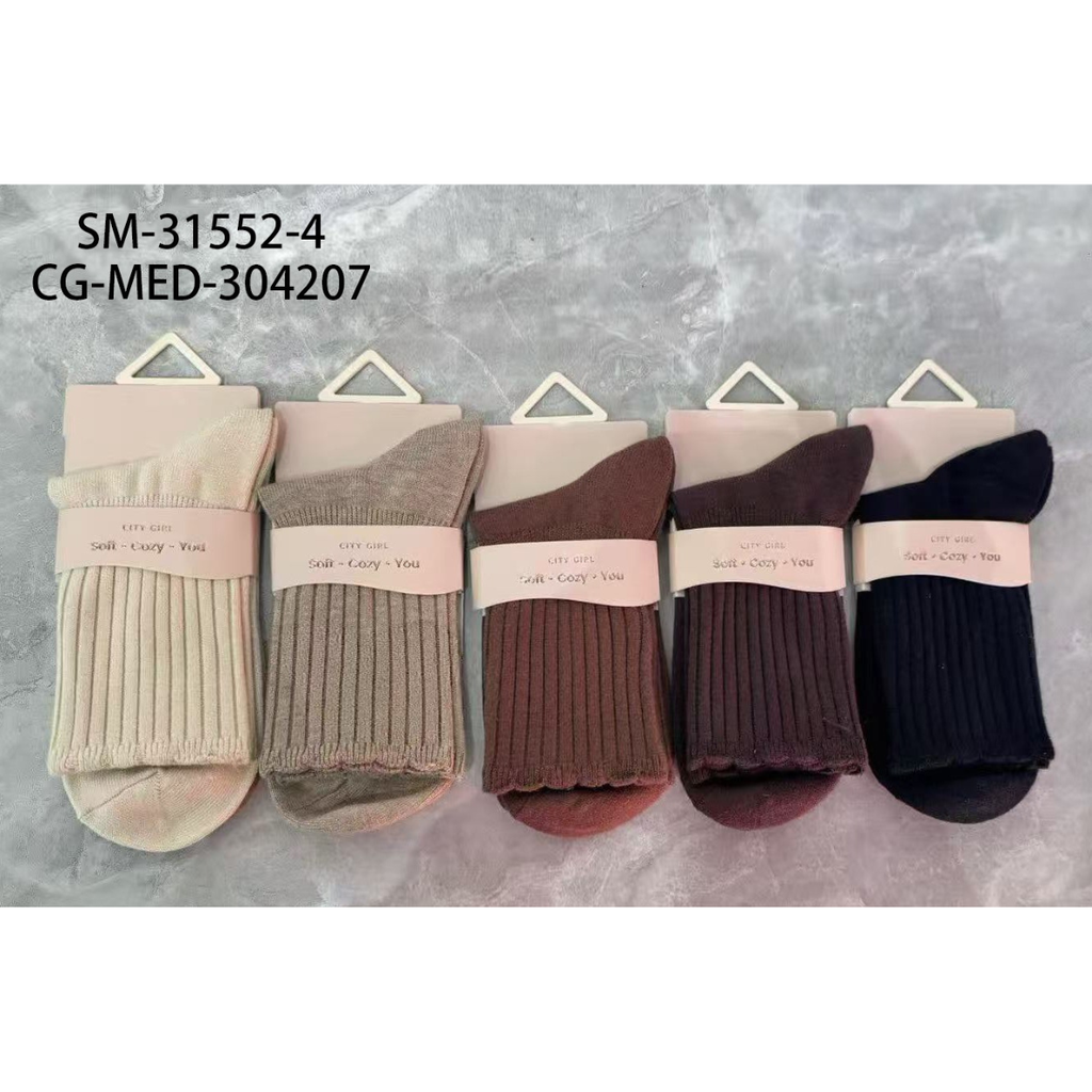 [PG-SM-31552-4] MEDIAS 3/4 LINEA MARRON CITY GIRL