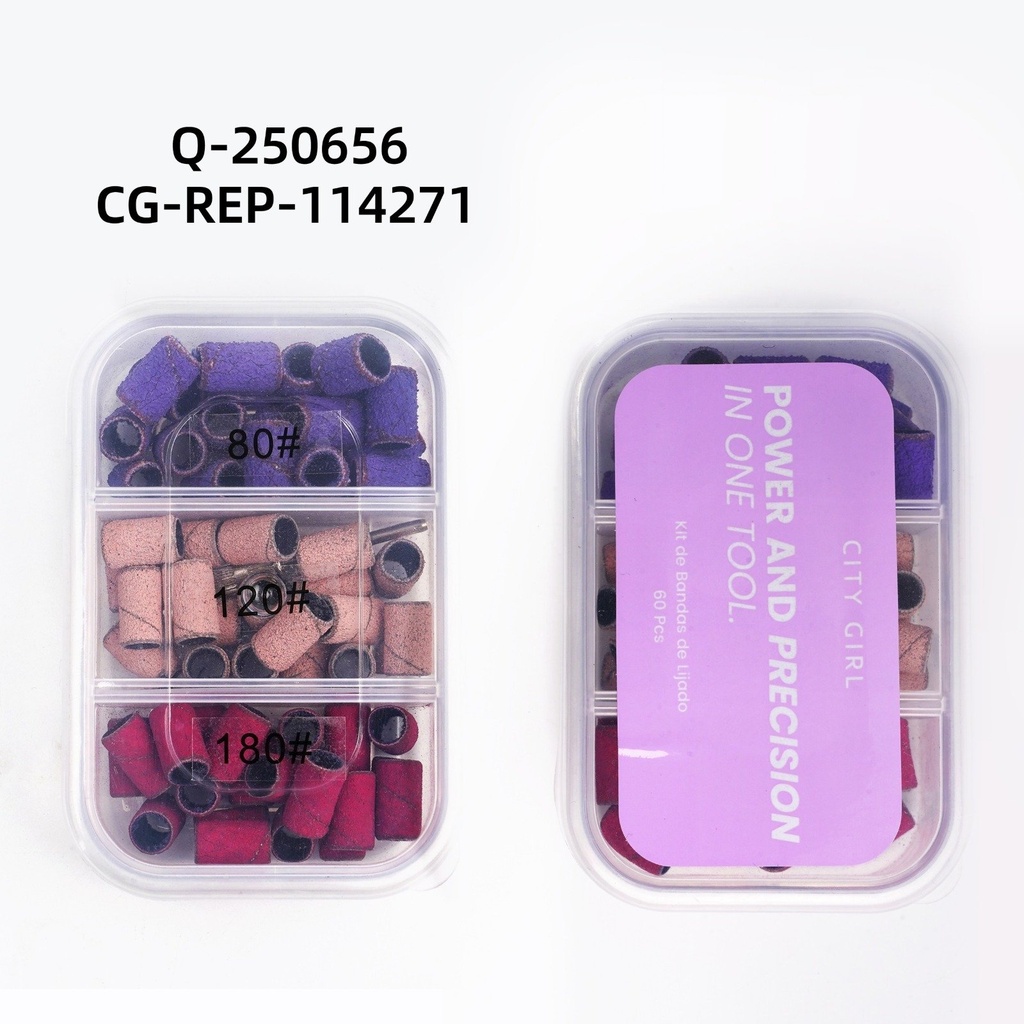 [PG-Q-250656] KIT DE BANDAS DE LIJADO CITY GIRL – 60PCS