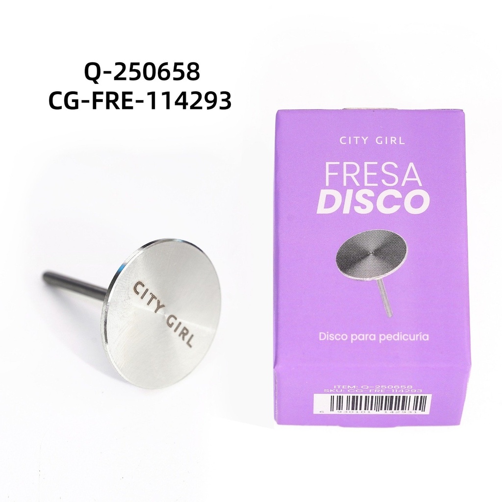 [PG-Q-250658] FRESA DISCO PARA PEDICURA CITY GIRL