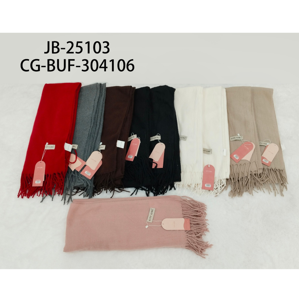 [PG-JB-25103] BUFANDA CON FLECOS LISA CITY GIRL
