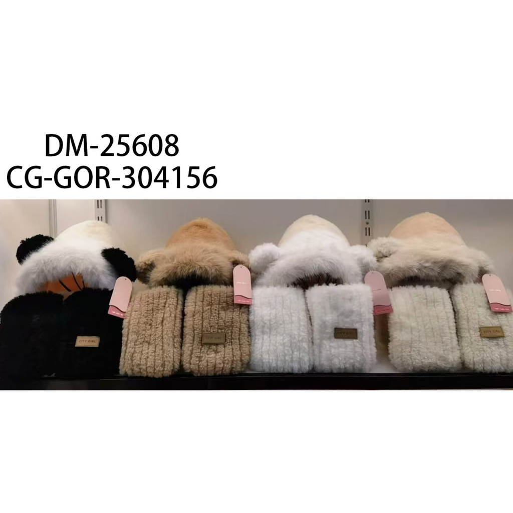 [PG-DM-25608] GORRO OREJAS OSO CITY GIRL