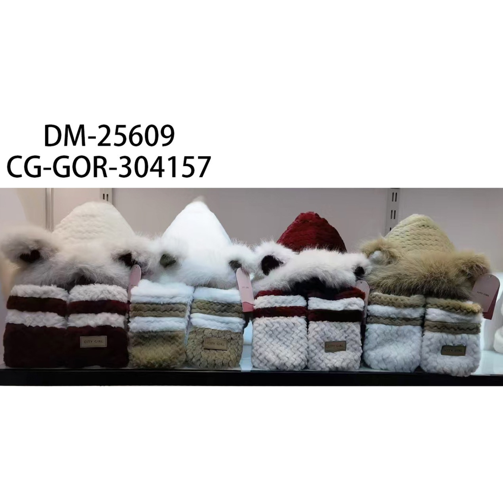 [PG-DM-25609] GORRO OREJAS OSO CITY GIRL