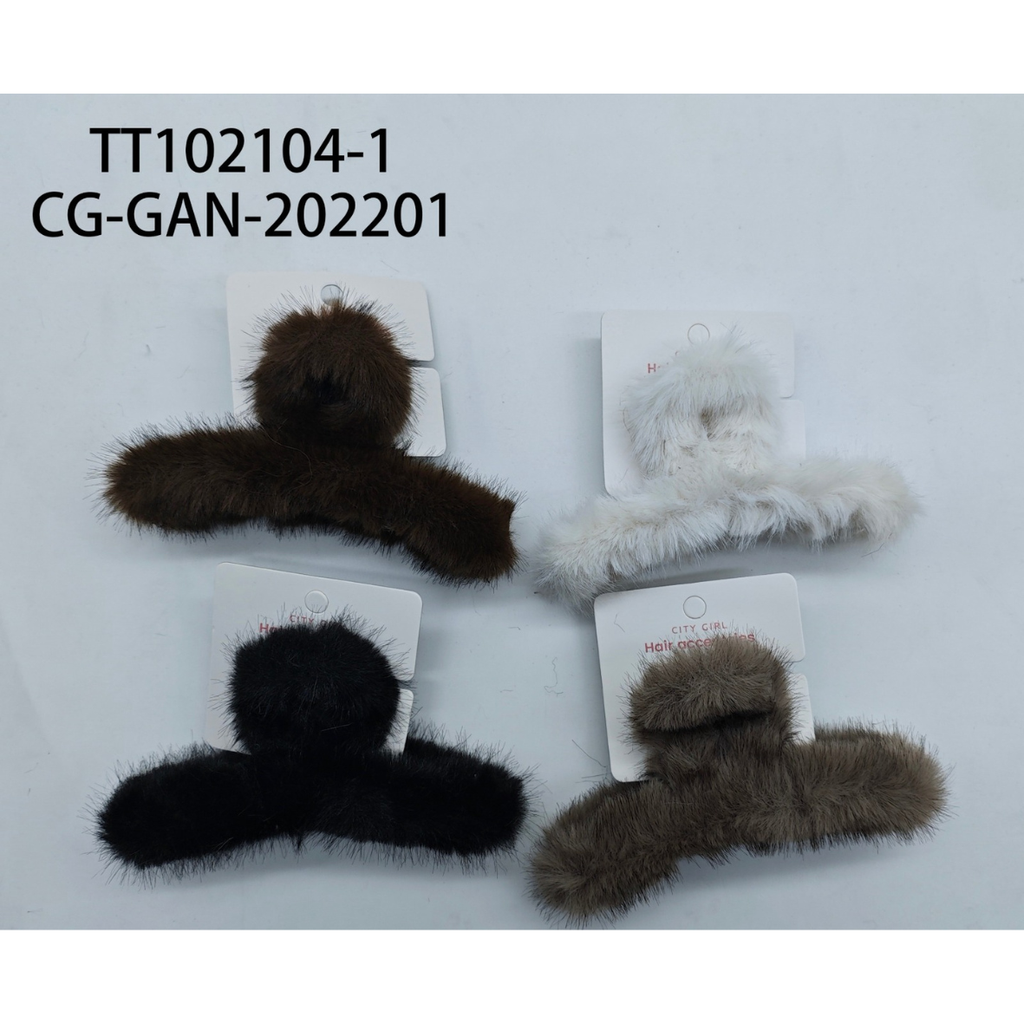 [PG-TT102104-1] BROCHE DE PELO PELUCHE CITY GIRL