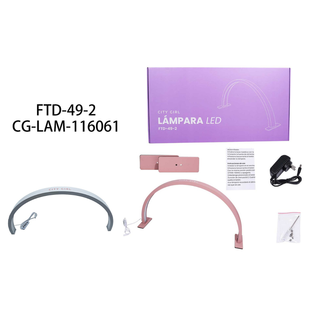 [PG-FTD-49-2] LAMPARA MEDIA LUNA CITY GIRL 30W