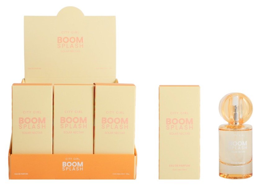 [PG-YT25140] PERFUME BLOOM SPLASH SOLAR NECTAR CITY GIRL – 30ML