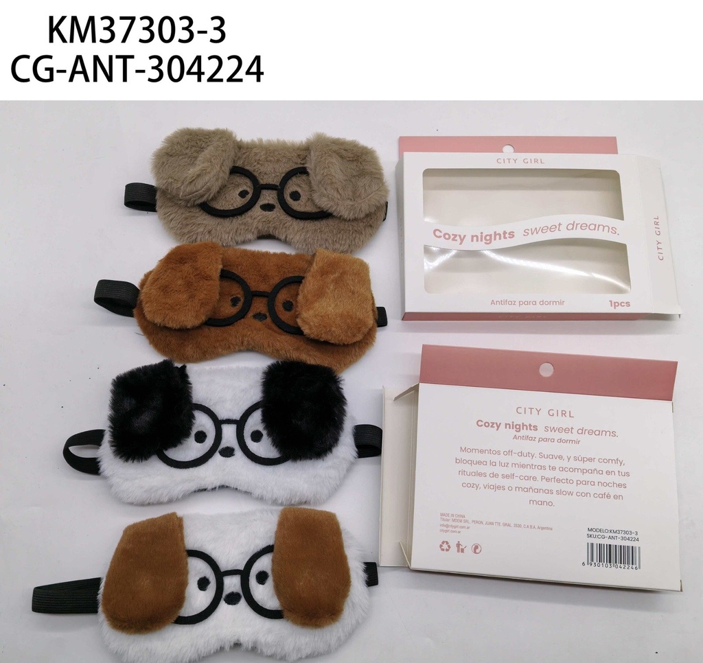 [PG-KM37303-3] ANTIFAZ PERRITO CITY GIRL