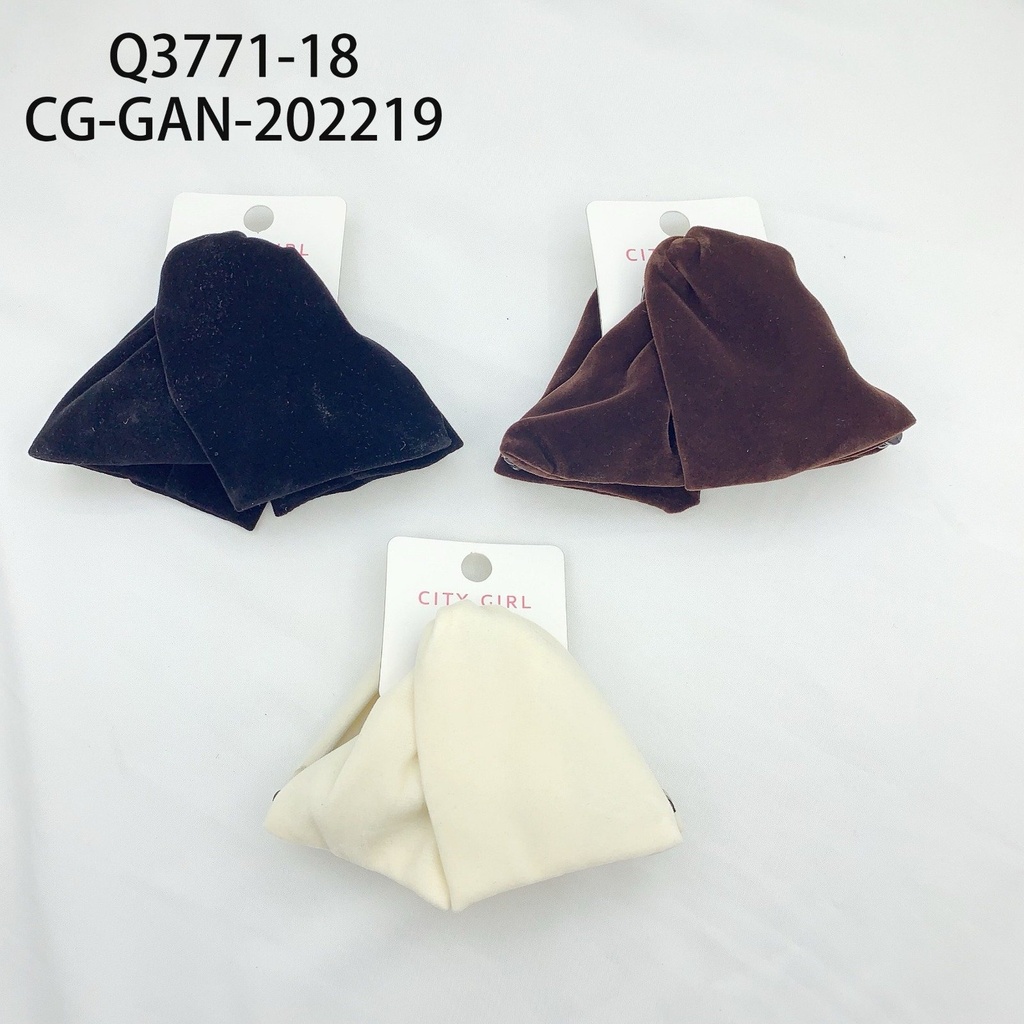 [PG-Q3771-18] BROCHE DE PELO CITY GIRL