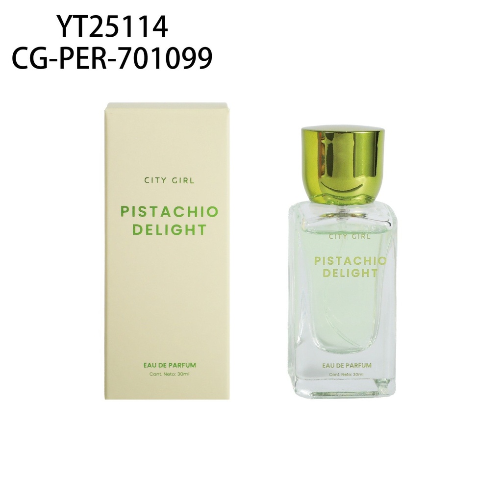 [PG-YT25114] PERFUME PISTACHIO DELIGHT CITY GIRL – 30ML