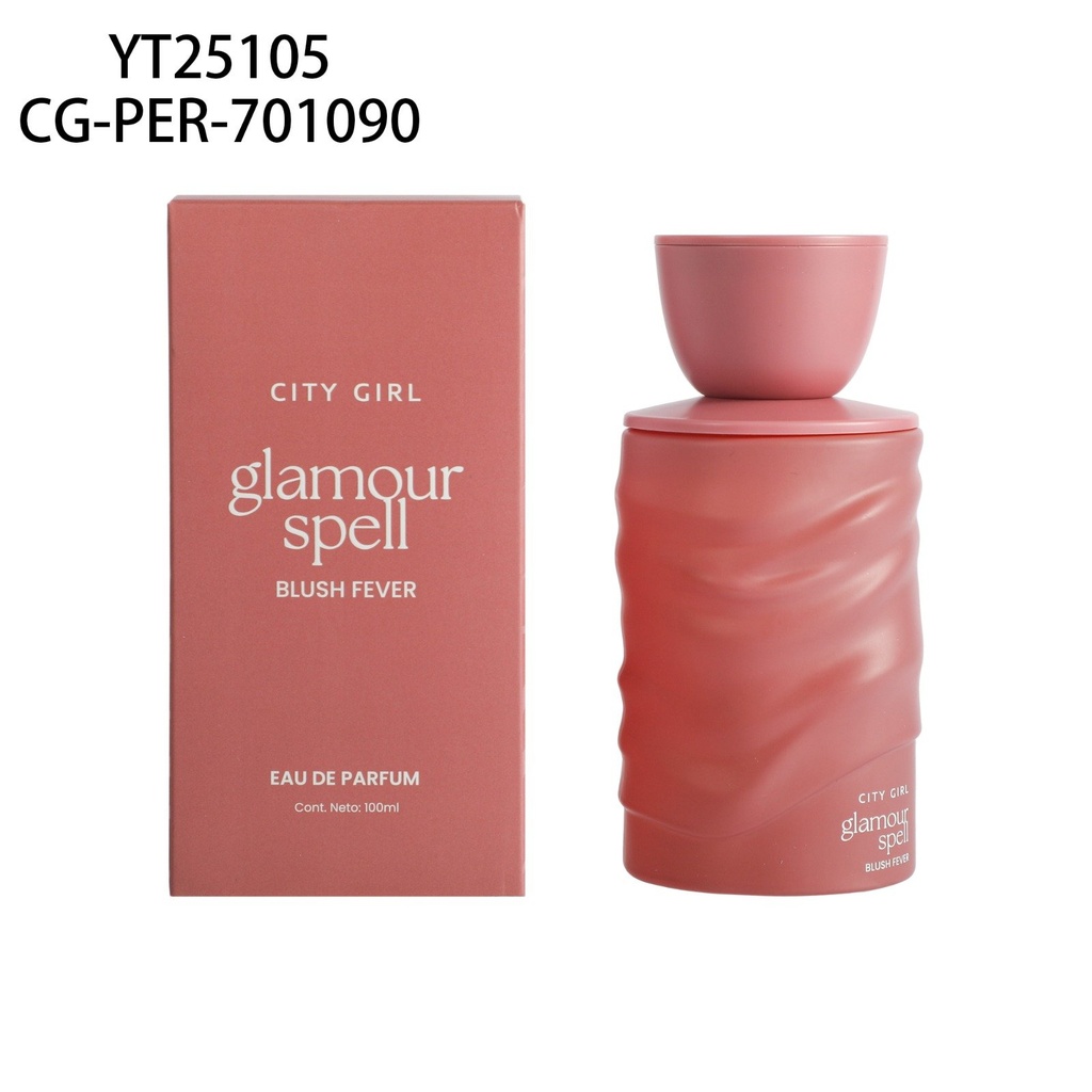 [PG-YT25105] PERFUME GLAMOUR SPELL BLUSH FEVER CITY GIRL – 100ML