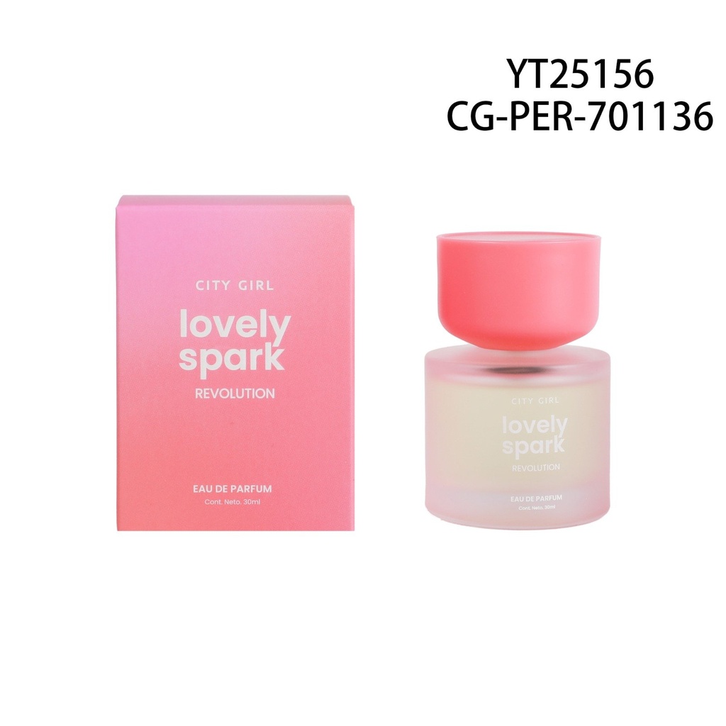 [PG-YT25156] PERFUME LOVELY SPARK REVOLUTION CITY GIRL – 30ML