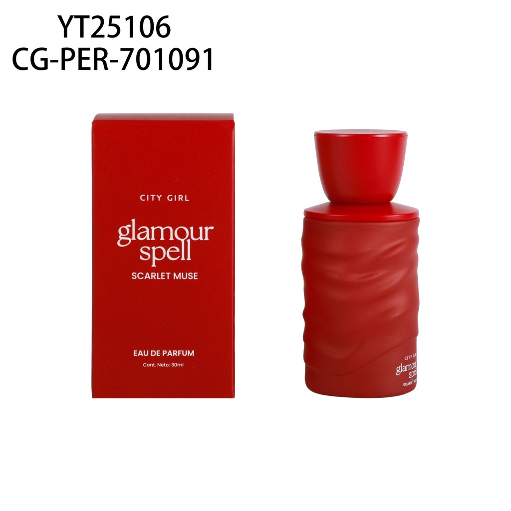 [PG-YT25106] PERFUME GLAMOUR SPELL SCARLET MUSE CITY GIRL – 30ML