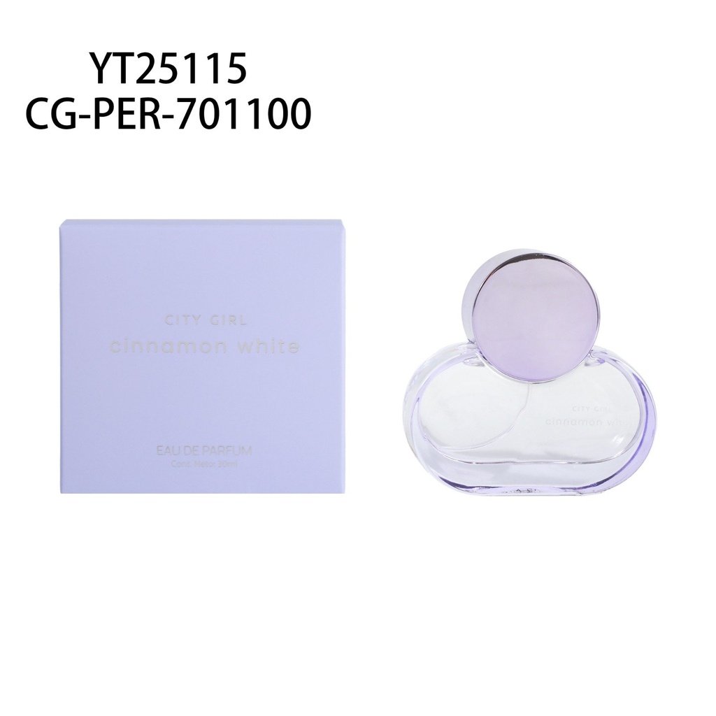 [PG-YT25115] PERFUME CINNAMON WHITE CITY GIRL – 30ML