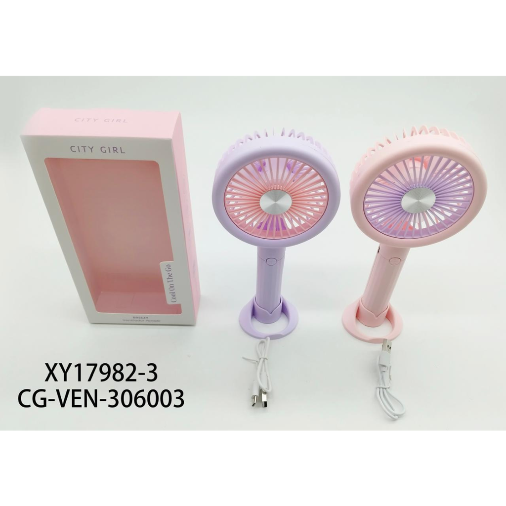[PG-XY17982-3] VENTILADOR PORTATIL CITY GIRL
