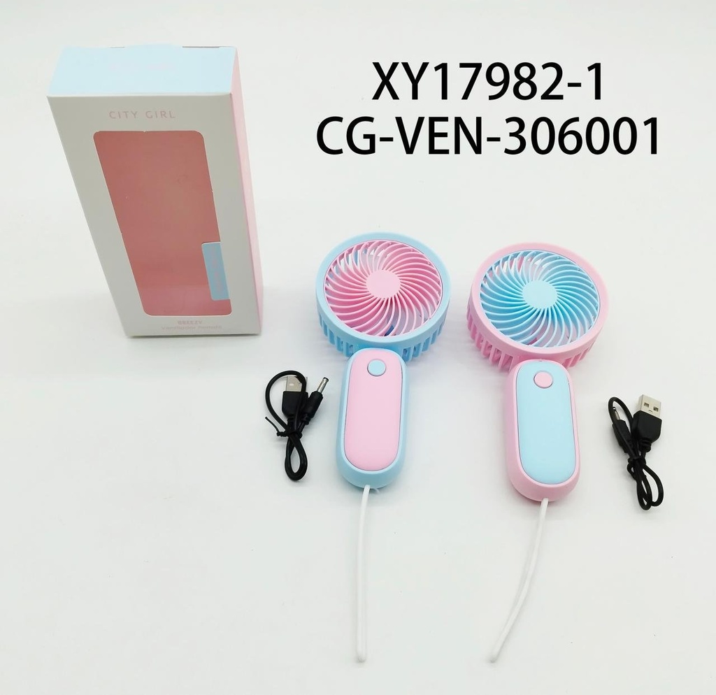 [PG-XY17982-1] VENTILADOR PORTATIL CITY GIRL