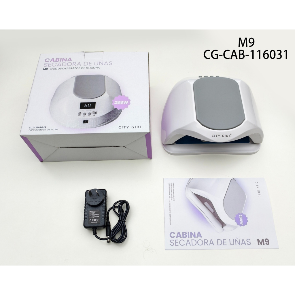 [PG-M9] CABINA UV/LED 288W CITY GIRL