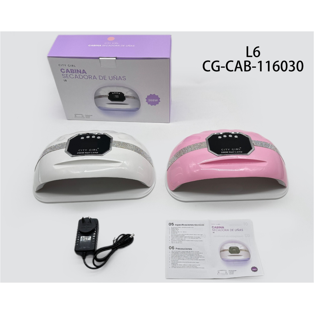 [PG-L6] CABINA UV/LED 268W CITY GIRL