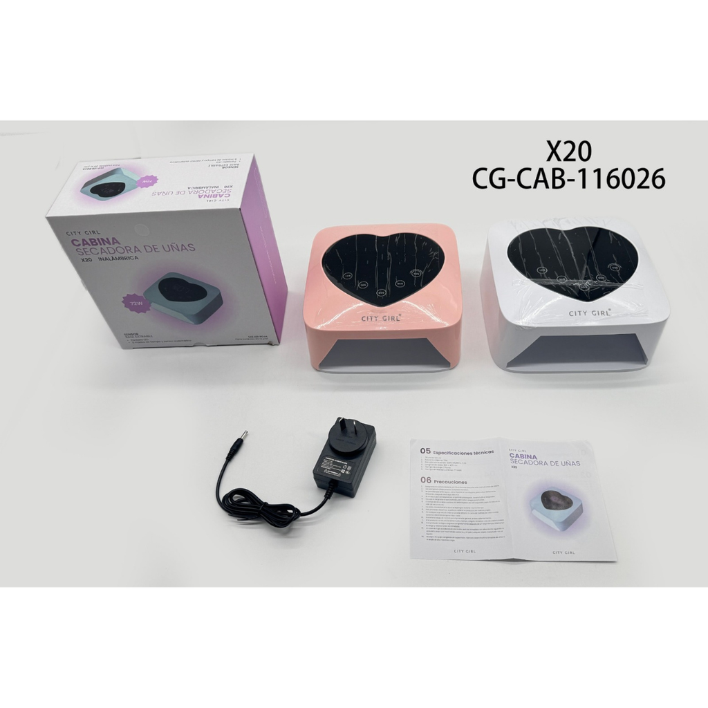 [PG-X20] CABINA UV/LED 72W CITY GIRL