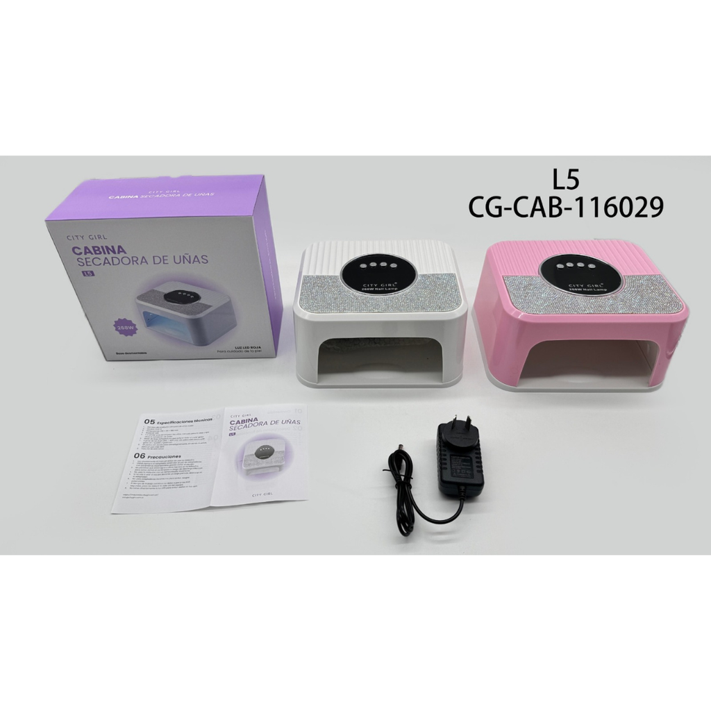 [PG-L5] CABINA UV/LED 268W CITY GIRL