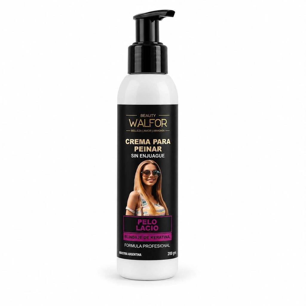 Crema para peinar sin enguaje PELO LACIO 200ml WALFOR