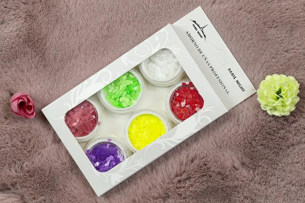 [PL-PN21021] Deco para uñas CORAZONES PARIS NIGHT