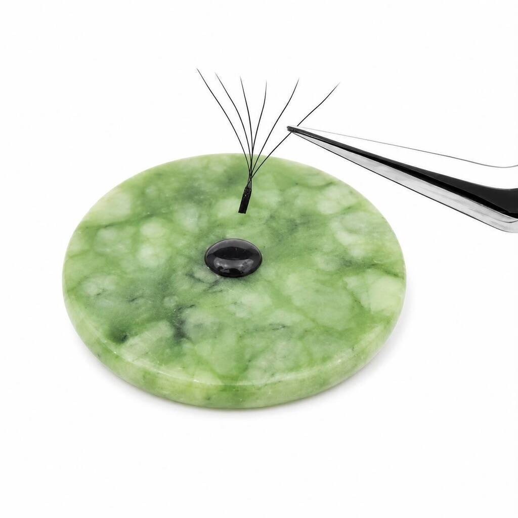 Piedra jade para pegamento de pestañas PINKY