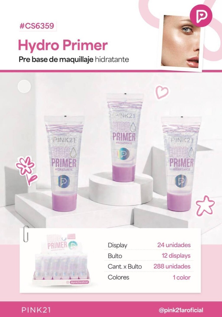 Primer en gel HIDRO PRIMER PINK 21