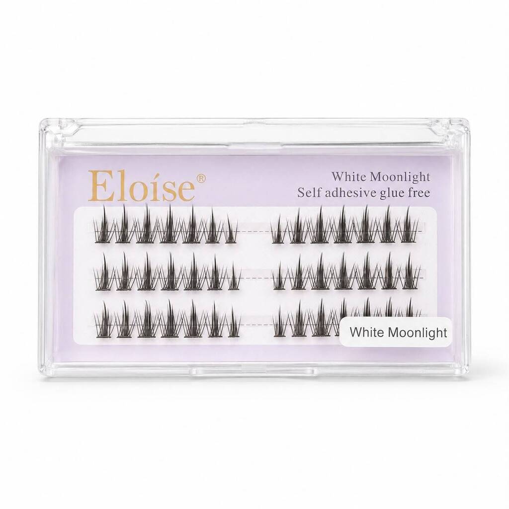 Pestañas con pegamento WHITE MOONLIGHT ELOISE