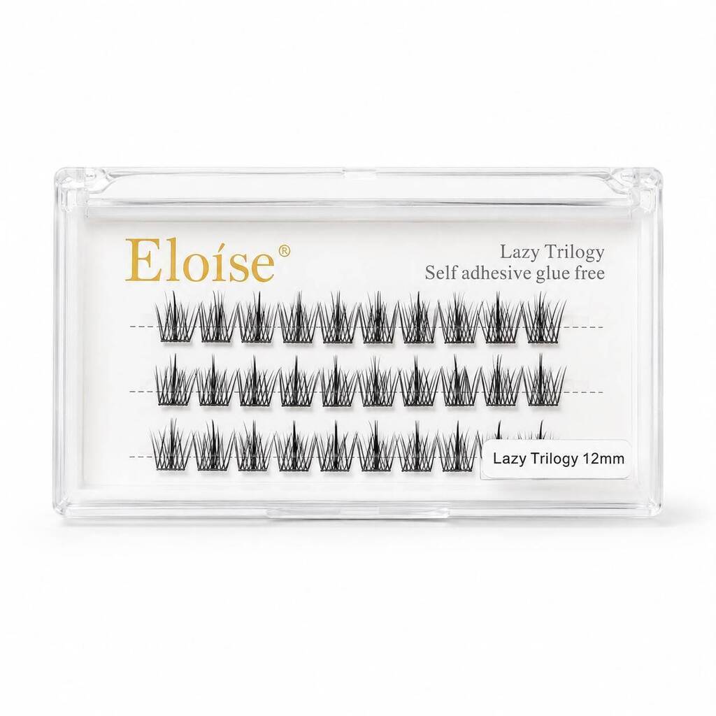 Pestañas con pegamento LAZY TRILOGY 12mm ELOISE