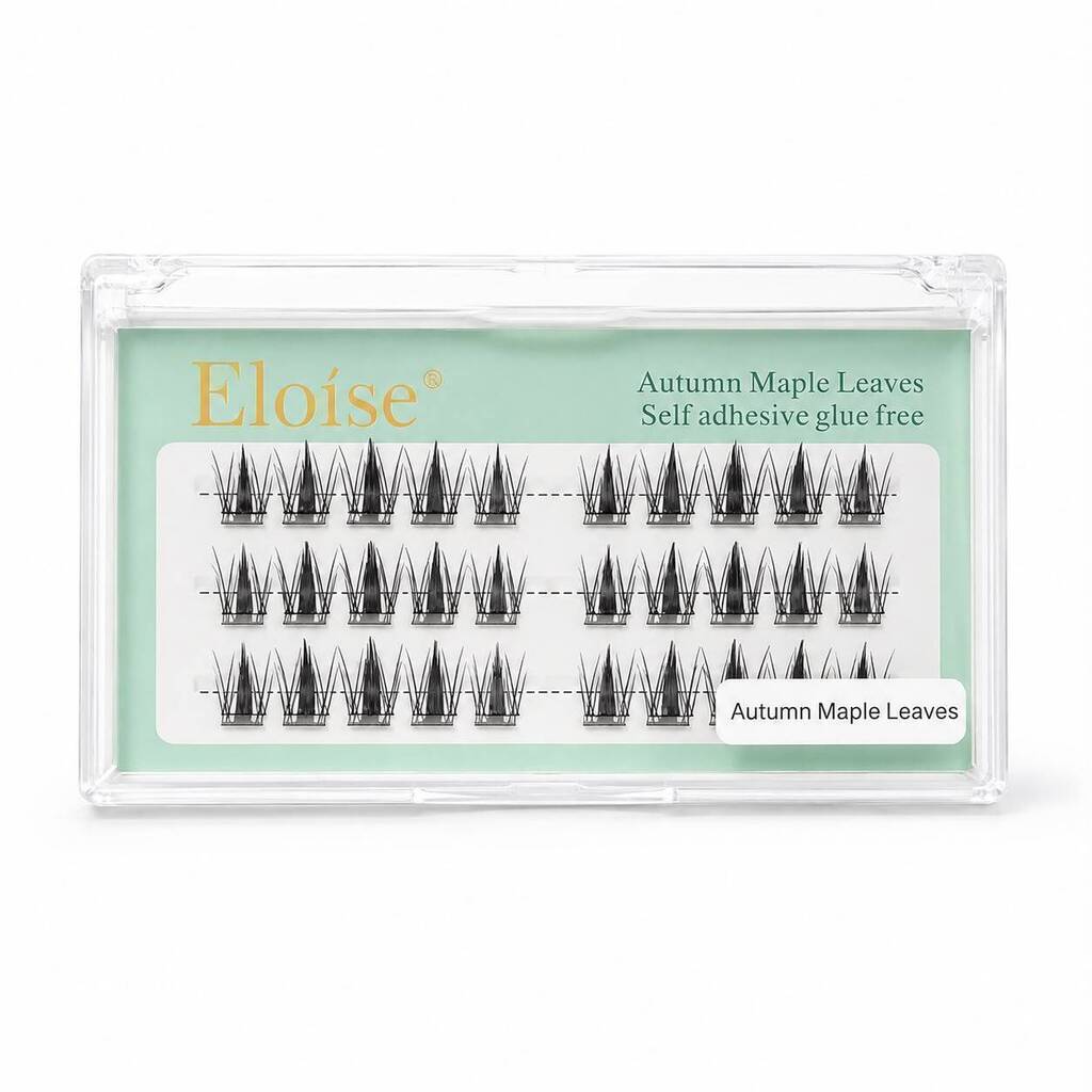 [PL-030898] Pestañas con pegamento AUTUMN MAPLE LEAVES ELOISE
